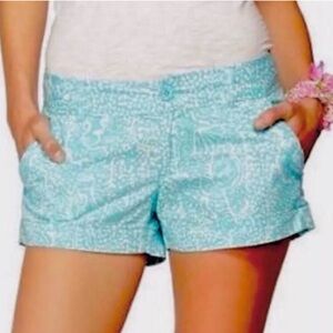 Lilly Pulitzer Walsh Shorts in “Shorely Blue Ice Cake”